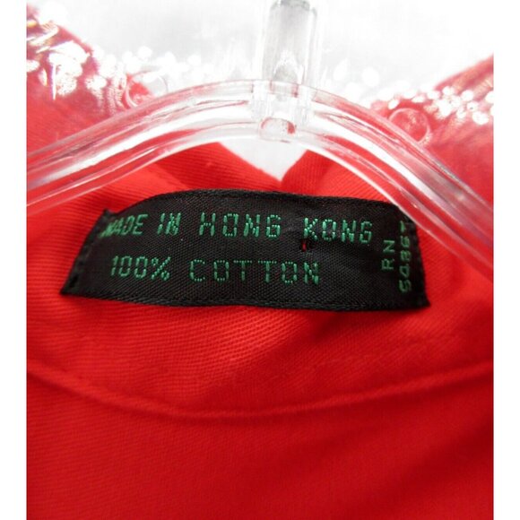 VINTAGE Abercrombie & Fitch Shirt Medium Button Up Field Outdoor 90s NEW - Picture 9 of 11